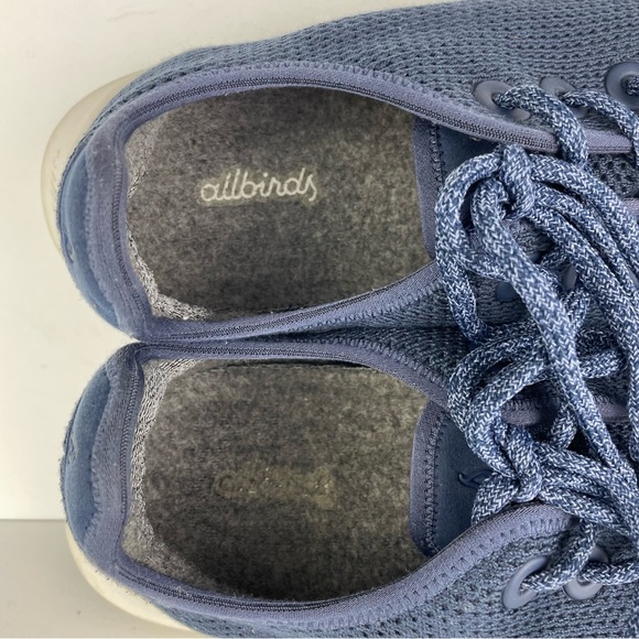 Allbirds Tree Runners Marine Blue Running Athletic Shoes Sneakers - Picture 10 of 12